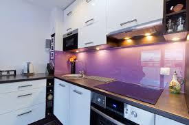 Coloured Glass Backsplash